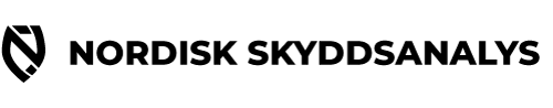 Nordisk Skyddsanalys logo black